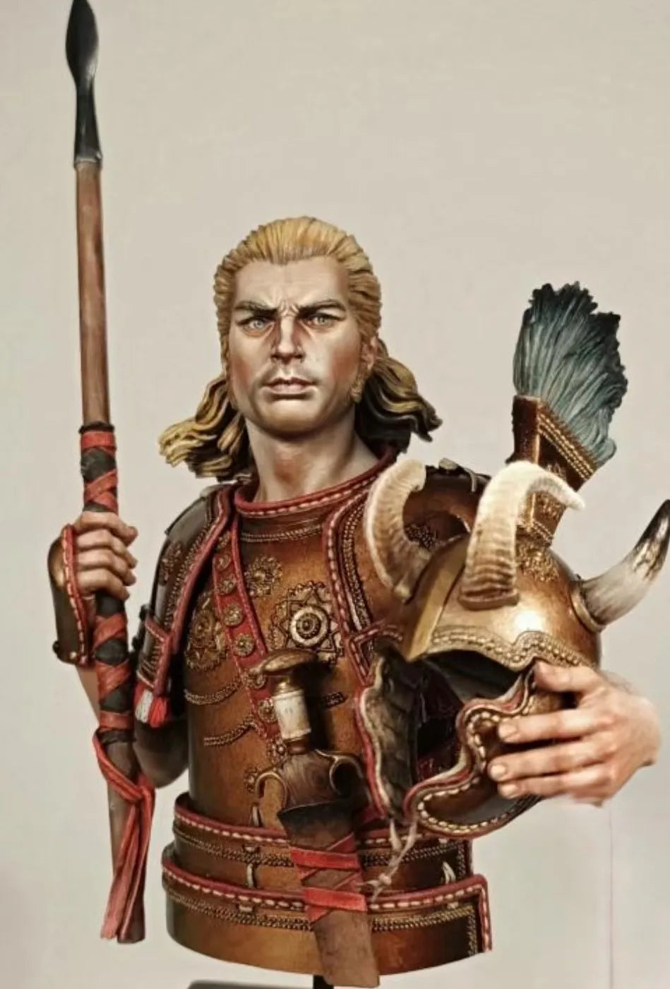 1/10 Warrior Elf, Resin Model Bust Kit, Fantasy Theme, Unassembled and Unpainted