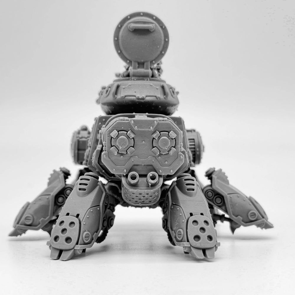 28mm Grimdark Scavenger Tank, Resin Model Vehicle Kit, Sci-Fi Theme, Unassembled and Unpainted