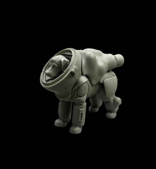 1/20 Mechanical Dog, Resin Model Creature Kit, Sci-Fi Theme, Unassembled and Unpainted