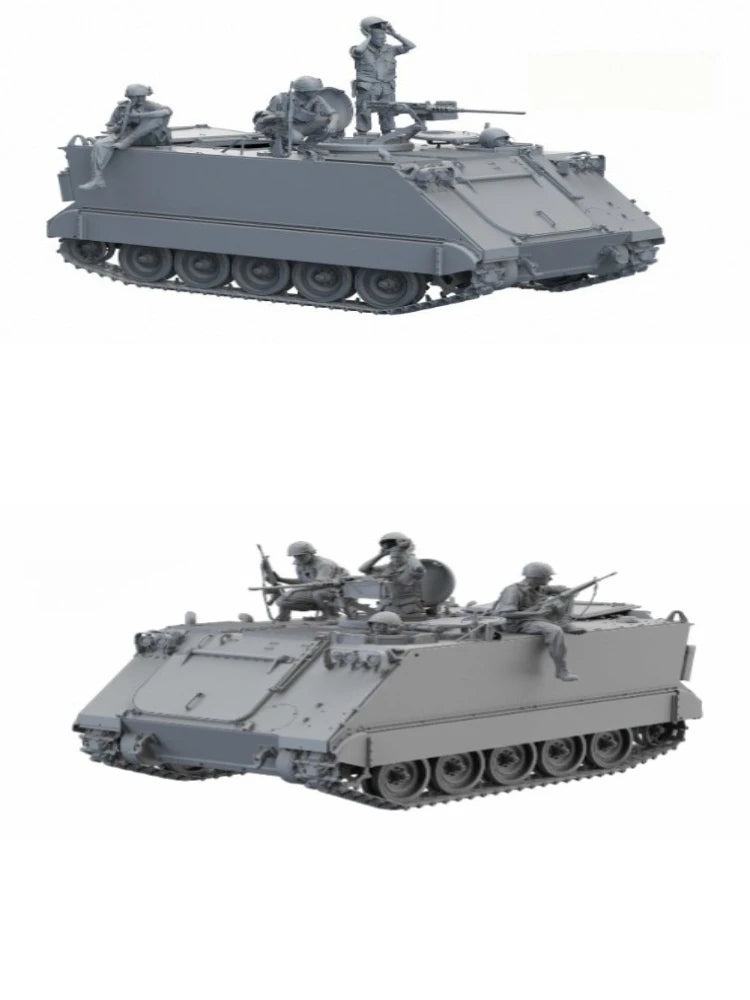 1/16 Modern Combat Squad, 4 Figures, Resin Model Figure Kit, Unassembled and Unpainted