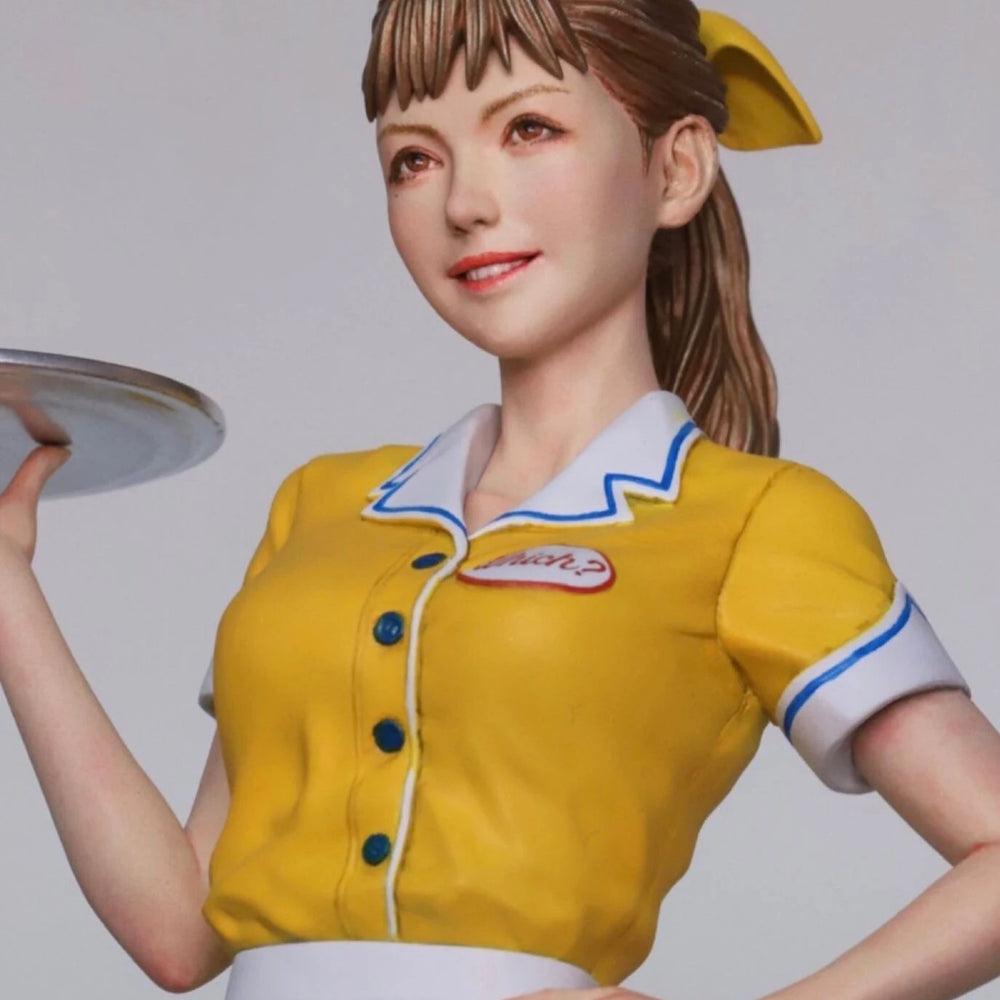 1/12 Roller Skating Girl, Resin Model Figure Kit, Unassembled and Unpainted