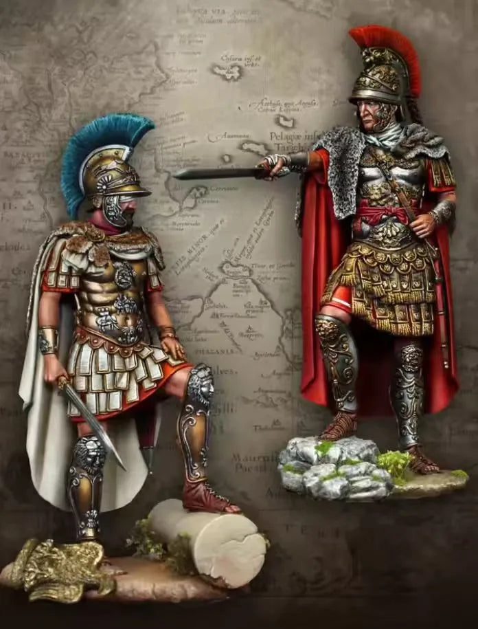 90mm Ancient Roman Centurion, Resin Model Figure Kit, Unassembled and Unpainted