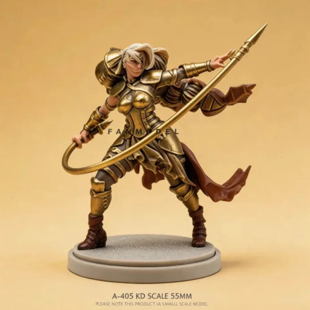 Undead Sorceress with Scythe, Resin Model Figure Kit, Fantasy Theme, Unassembled and Unpainted