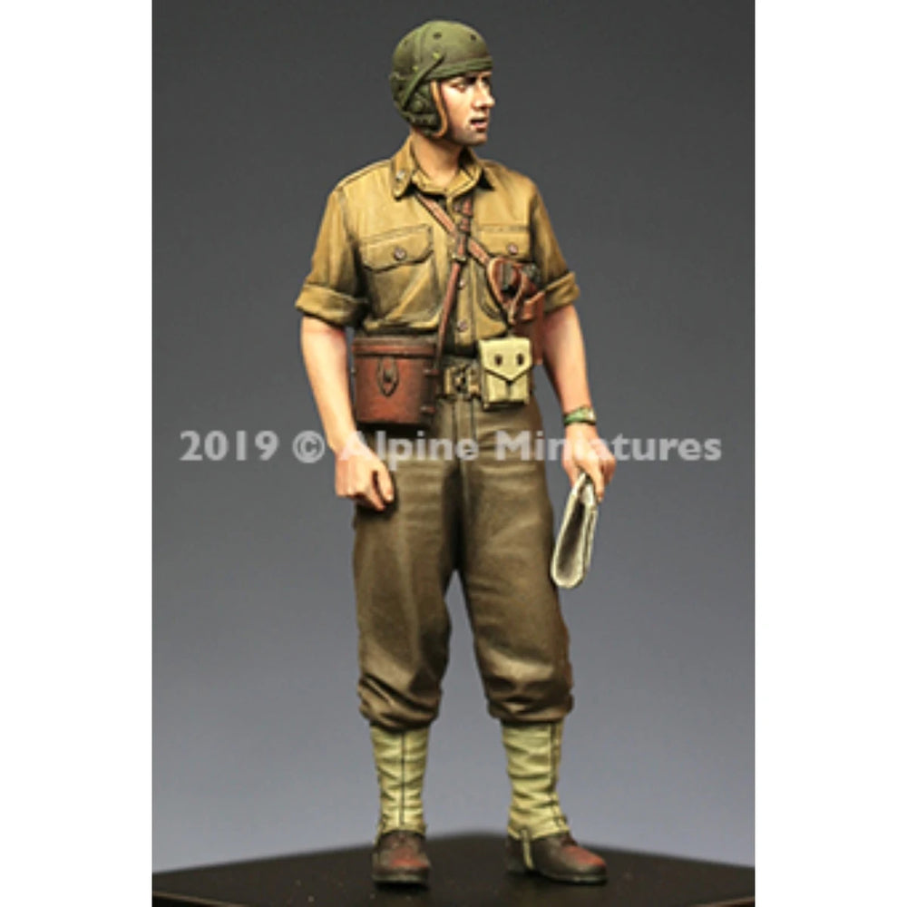 1/35 WWII US Tank Commander, 2 Figures, Resin Model Figure Kit, Unassembled and Unpainted