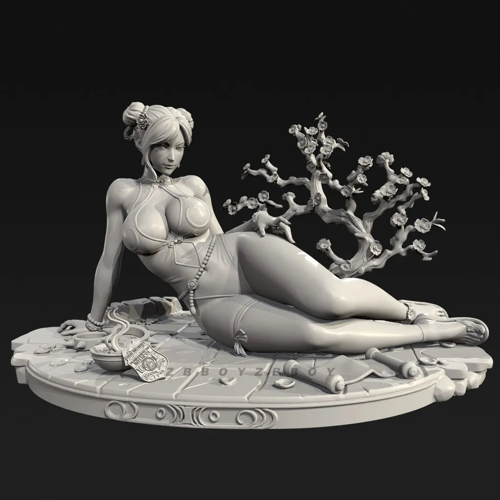 65mm Fantasy Sorceress, Resin Model Figure Kit, Unassembled and Unpainted