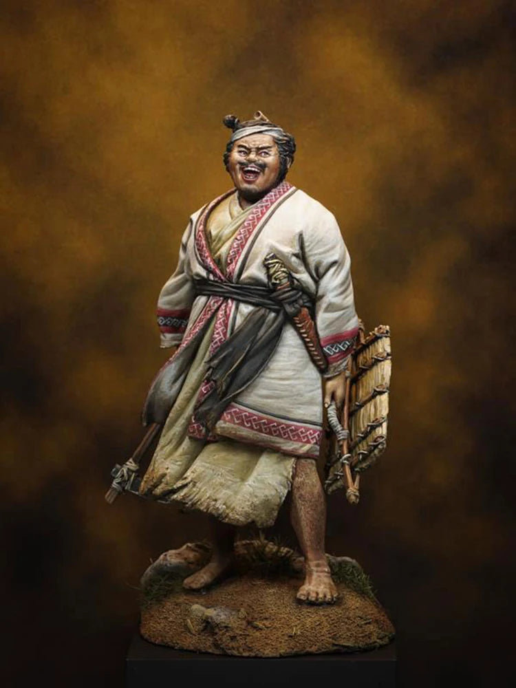 75mm Ancient Shu Dynasty Warrior, Resin Model Figure Kit, Unassembled and Unpainted