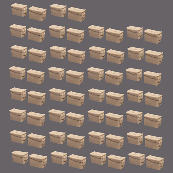 1/35 WWII Ammunition Crates Set, Resin Model Accessory Kit, Unpainted