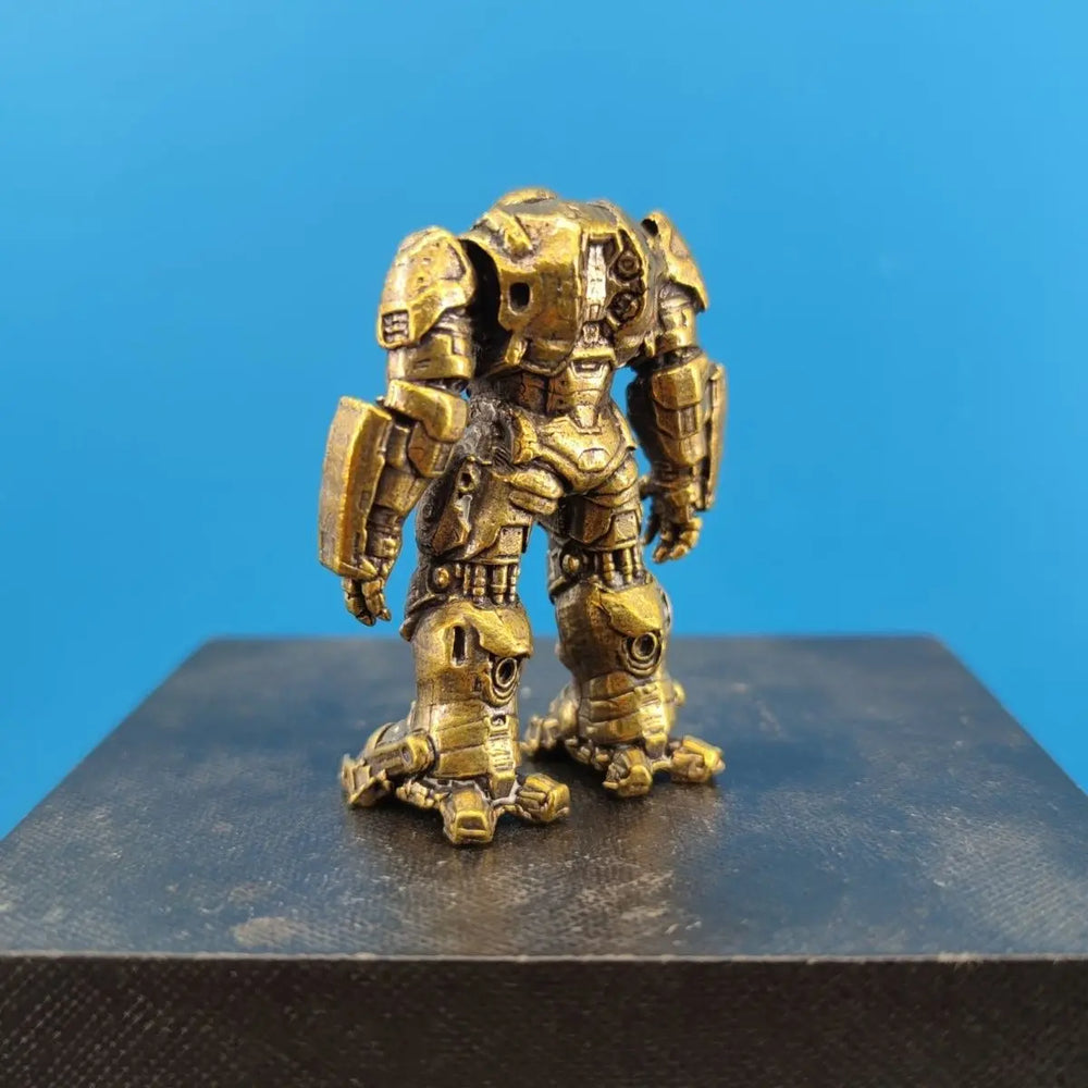 55mm 55mm Mecha Warrior, Resin Model Figure Kit, Sci-Fi Theme, Unassembled and Unpainted