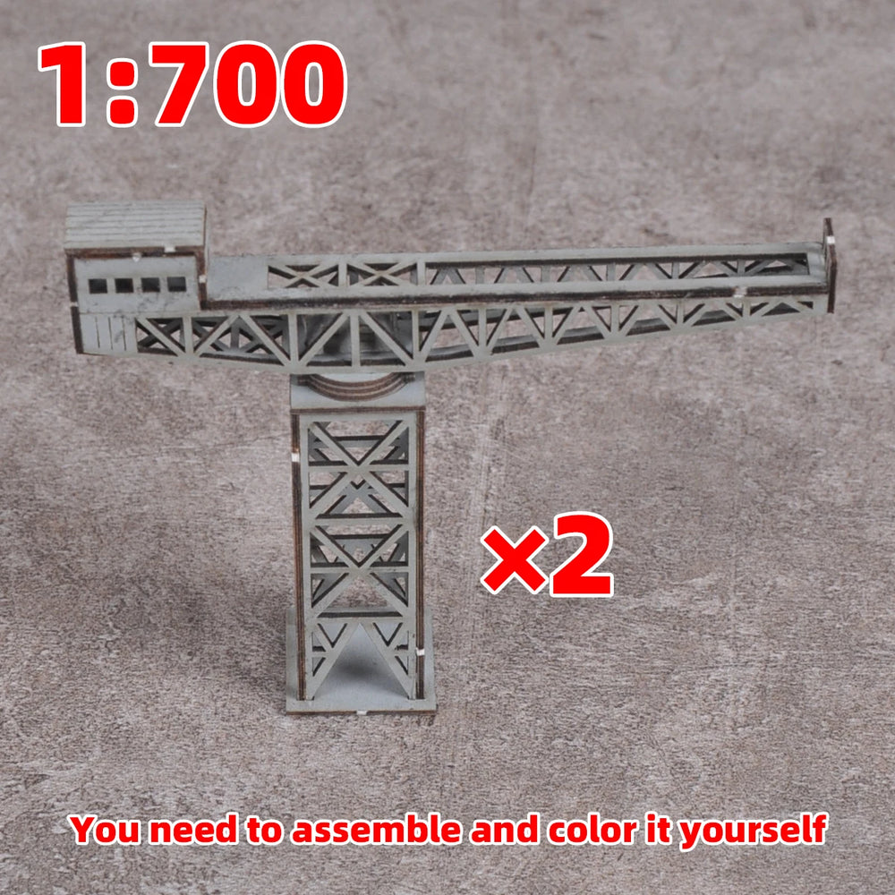 1/700 Modern Dock Construction Crane, Resin Model Terrain Kit, Unpainted