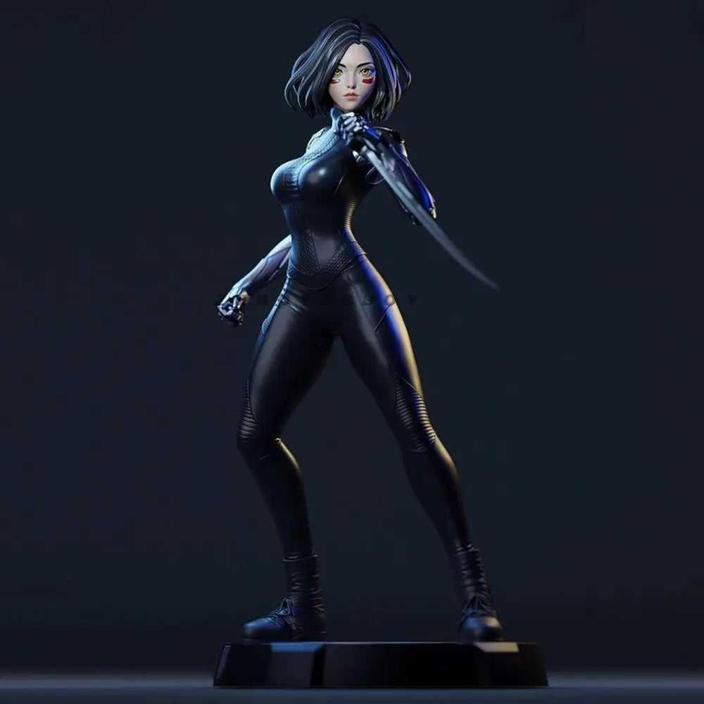 50mm Alita Cyborg Soldier, Resin Model Figure Kit, Anime Theme, Unassembled and Unpainted