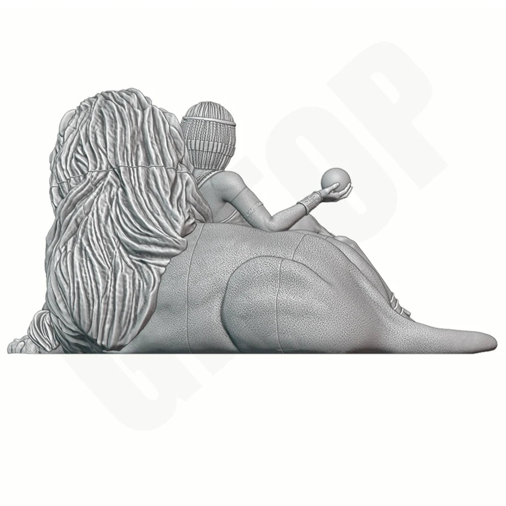 1/24 Fantasy Egyptian Queen, Resin Model Figure Kit, Unassembled and Unpainted