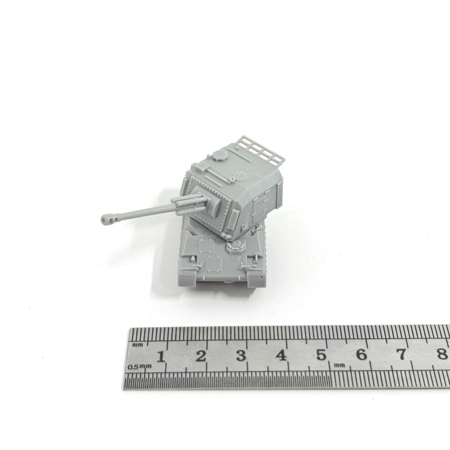 WWII German Flakpanzer IV Wirbelwind 37mm AA Tank 1/144 Resin Vehicle Kit - resin model view 3