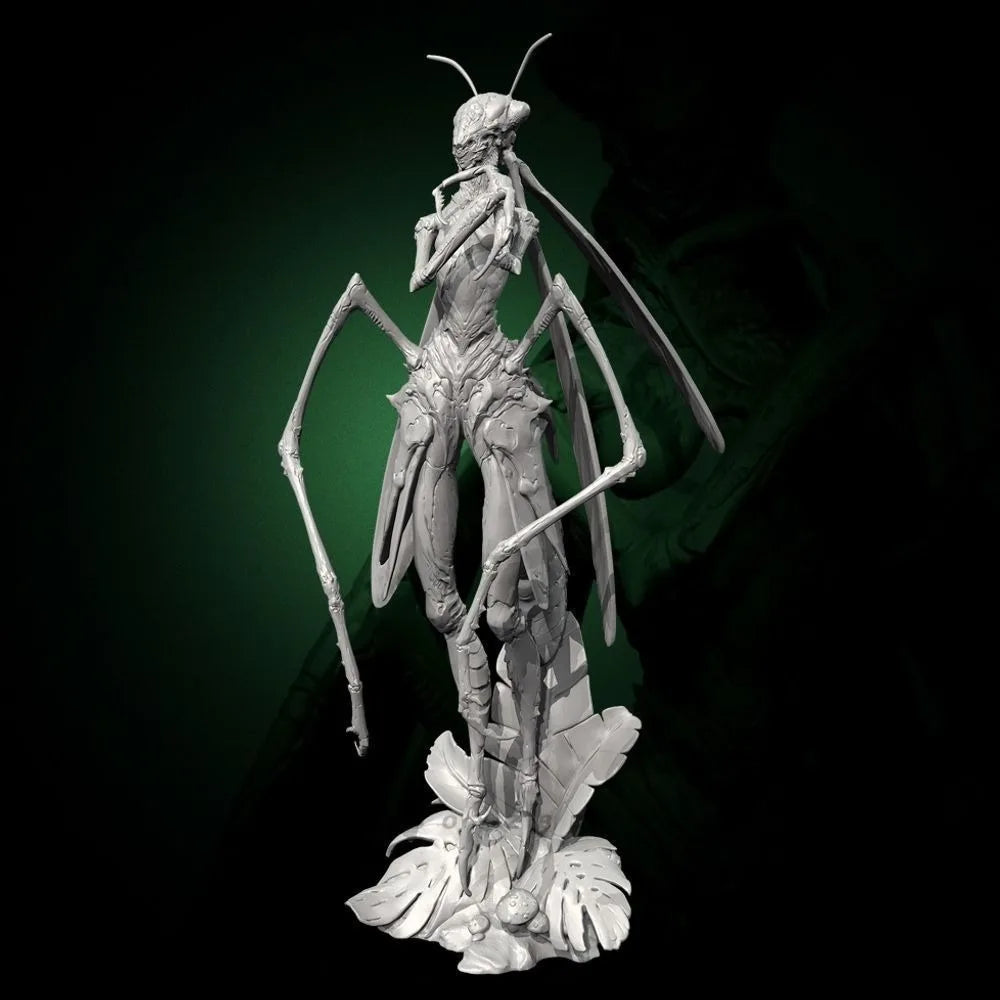 80mm Insect Queen, Resin Model Figure Kit, Wildlife Theme, Unassembled and Unpainted