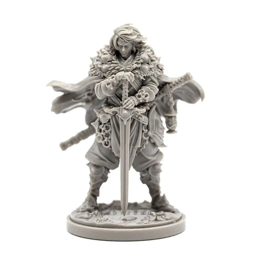 Grimdark Female Warriors, 7 Figures, Resin Model Figure Kit, Fantasy Theme, Unassembled and Unpainted