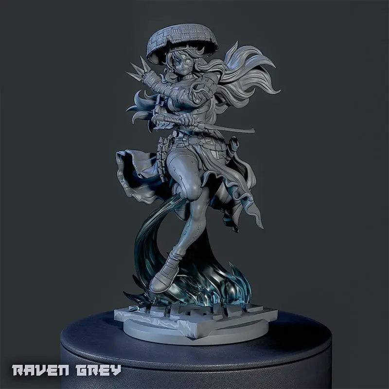 1/24 Combat Sisters, 4 Figures, Resin Model Figure Kit, Fantasy Theme, Unassembled and Unpainted