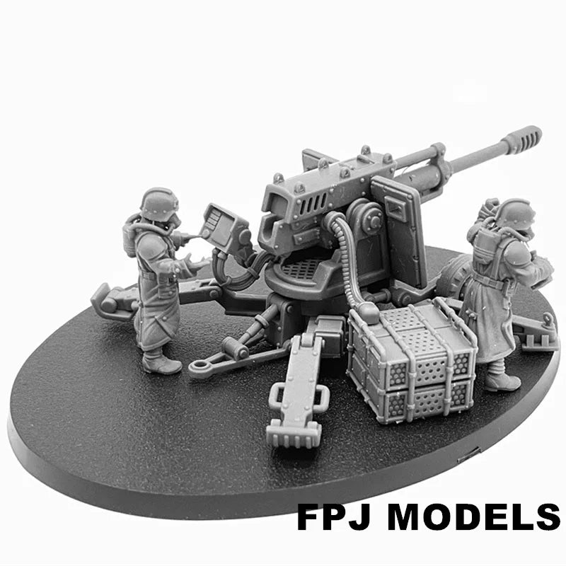 28mm Military Squad with Heavy Weapons, 28 Figures, Resin Model Figure Kit, Sci-Fi Theme, Unassembled and Unpainted