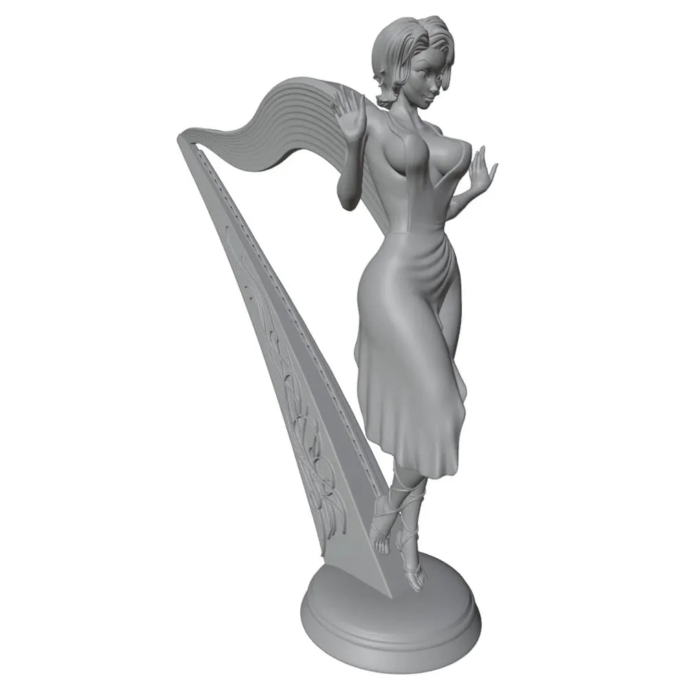 75mm Pinup Female, 5 Figures, Resin Model Figure Kit, Unassembled and Unpainted