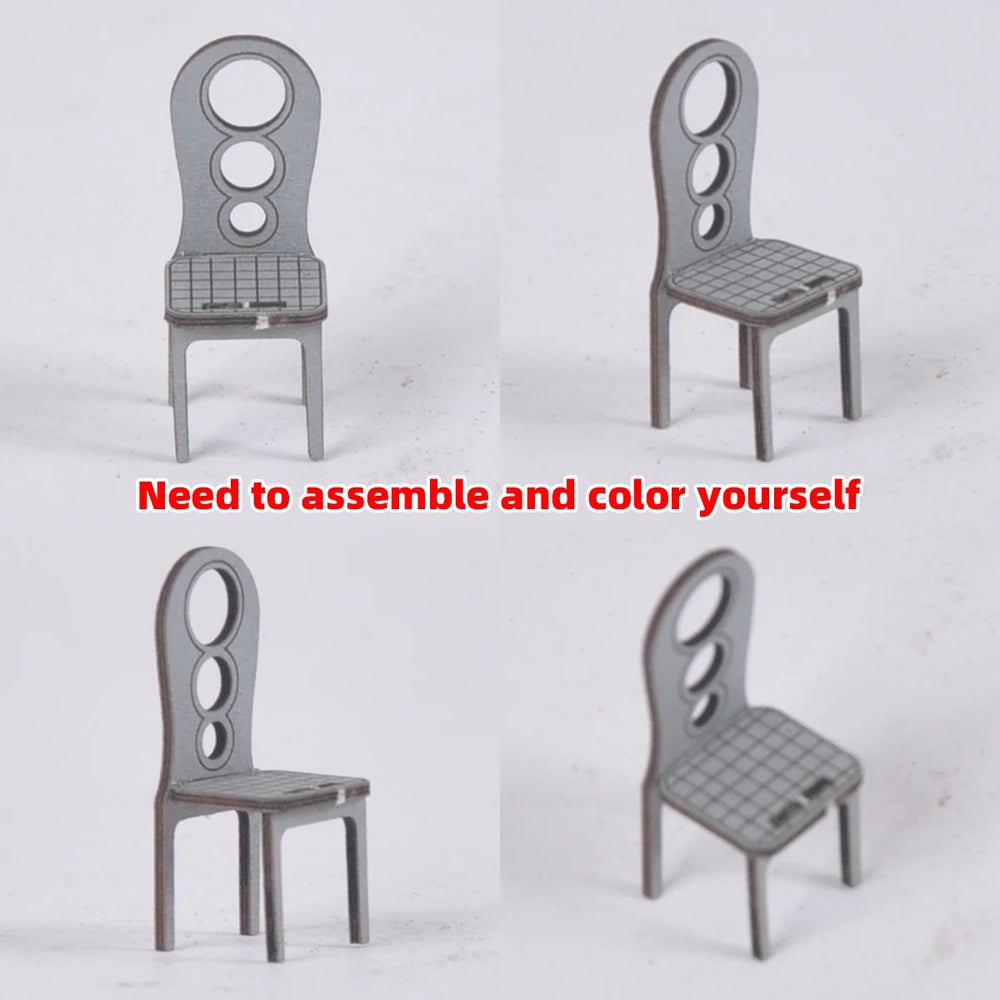 1/35 1/35 Bedroom Furniture Set, Resin Model Accessory Kit, Historical Theme, Unpainted