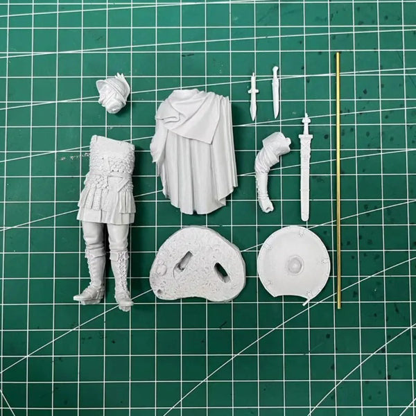 1/24 Ancient Roman Cavalry Legionnaire, Resin Model Figure Kit, Unassembled and Unpainted
