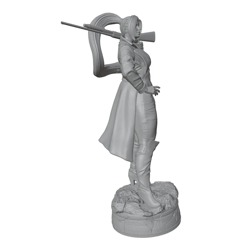 75mm Female Tactical Operator, Resin Model Figure Kit, Unassembled and Unpainted