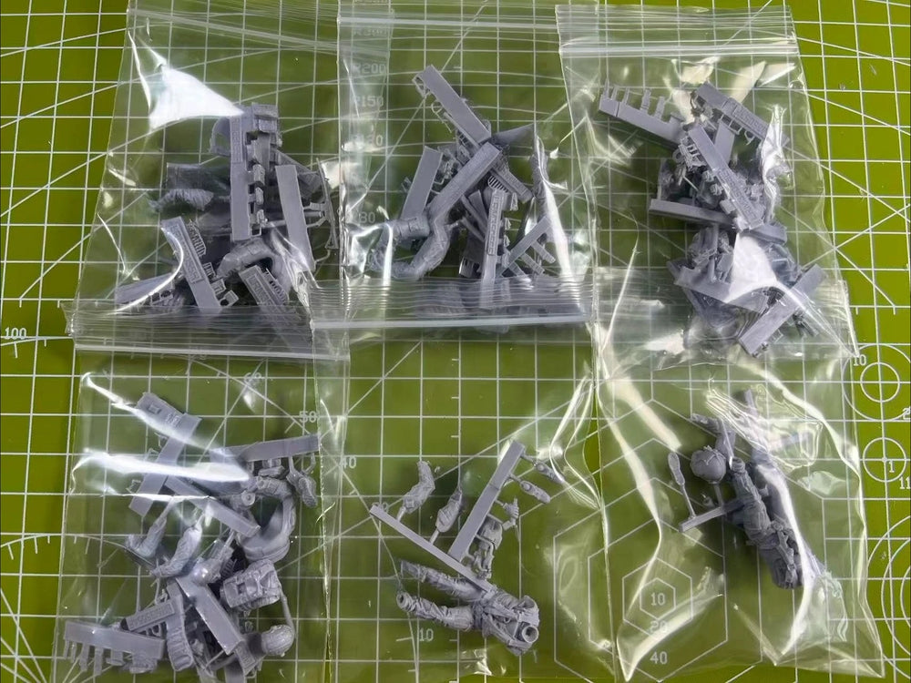 1/35 Modern US Marine Corps Special Forces, 6 Figures, Resin Model Figure Kit, Unassembled and Unpainted