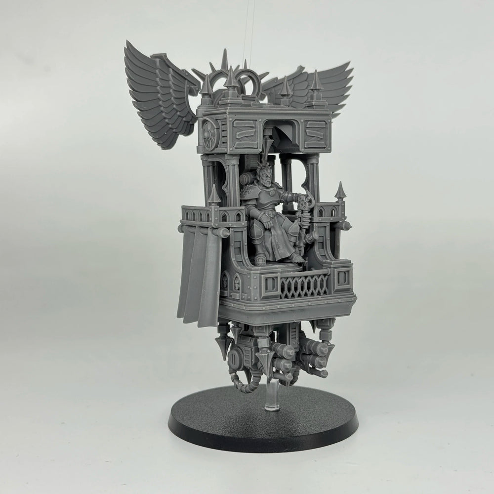 28mm Vodalites Flying Throne, 6 Figures, Resin Model Figure Kit, Fantasy Theme, Unassembled and Unpainted