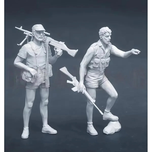 1/35 Modern Selous Scouts, 4 Figures, Resin Model Figure Kit, Unassembled and Unpainted