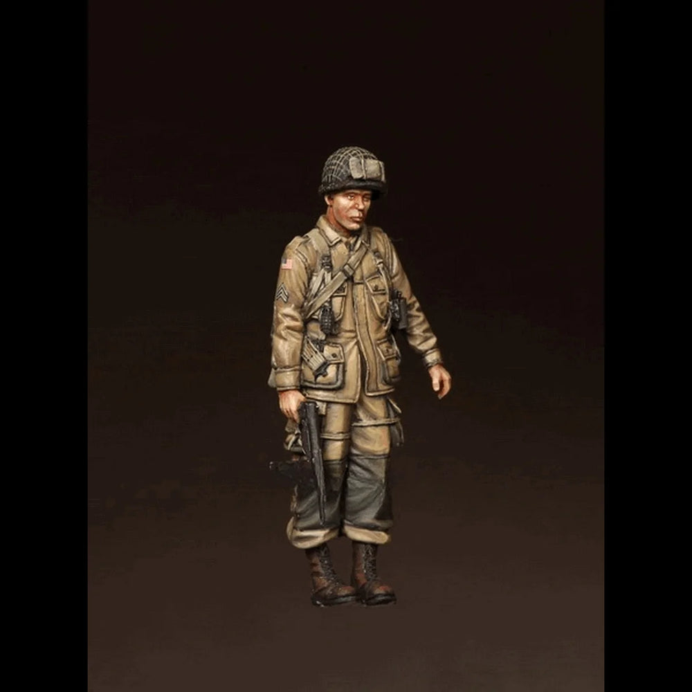 1/35 WWII US Army Paratrooper, Resin Model Figure Kit, Unassembled and Unpainted