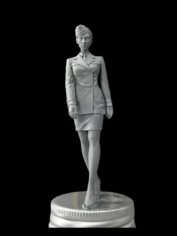 1/20 Modern Female Sergeant, Resin Model Figure Kit, Unassembled and Unpainted