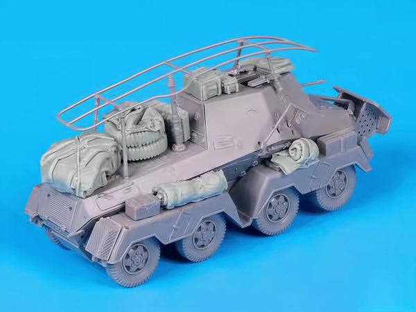 1/72 WWII German Sd.Kfz. 263, Resin Model Vehicle Kit, Unassembled and Unpainted