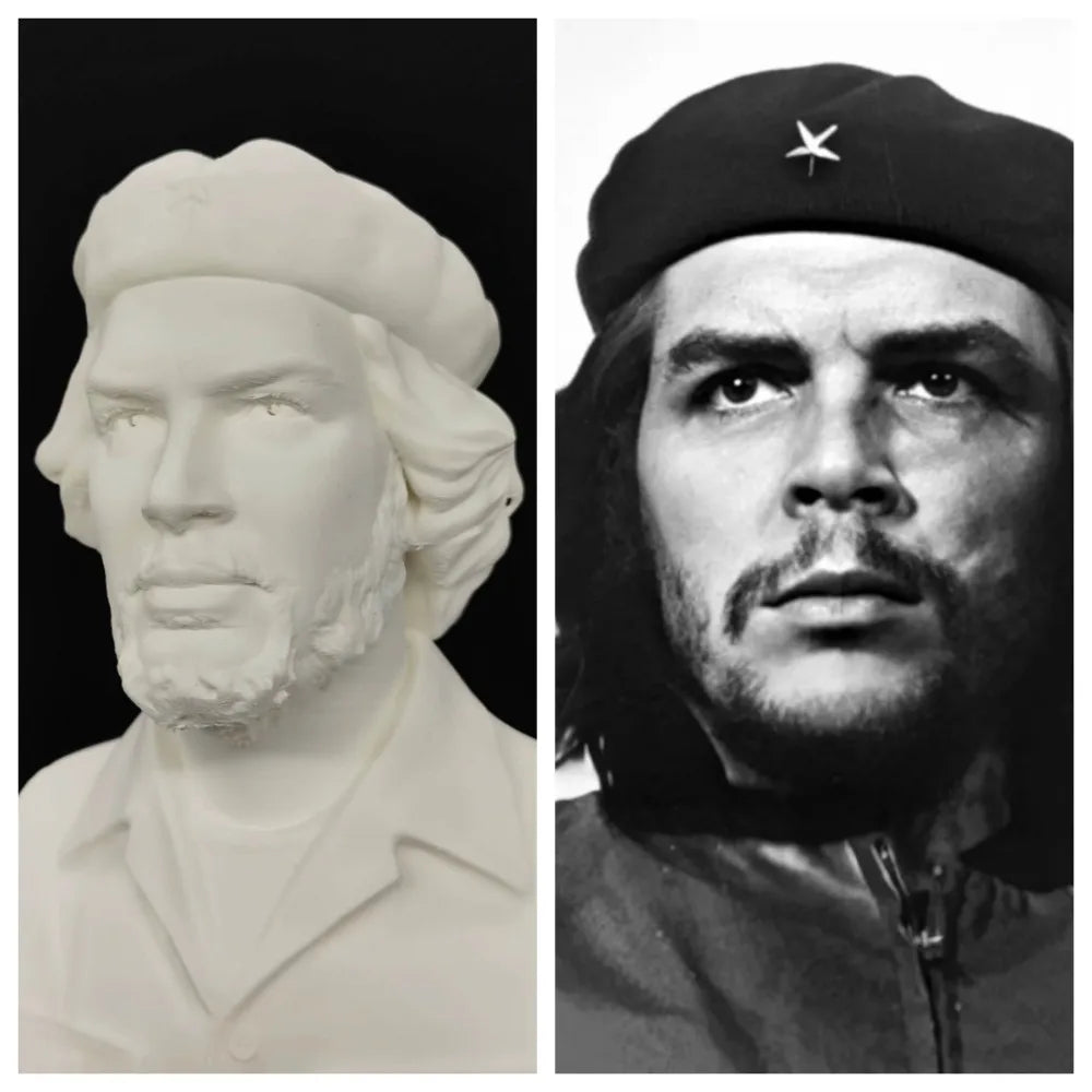 250mm Cold War Che Guevara Revolutionary, Resin Model Bust Kit, Unassembled and Unpainted