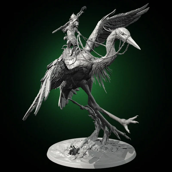 110mm Female Paladin, Resin Model Figure Kit, Fantasy Theme, Unassembled and Unpainted