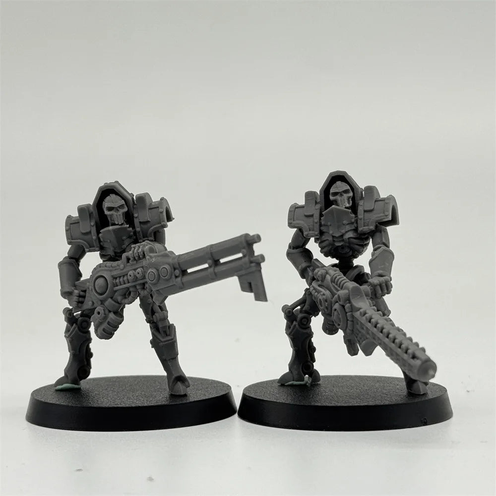 Astronet Heavy Infantry, 16 Figures, Resin Model Figure Kit, Fantasy Theme, Unassembled and Unpainted