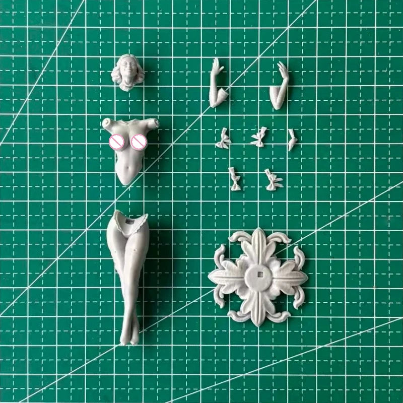 1/24 Bikini Princess Cat-Ears, Resin Model Figure Kit, Unassembled and Unpainted