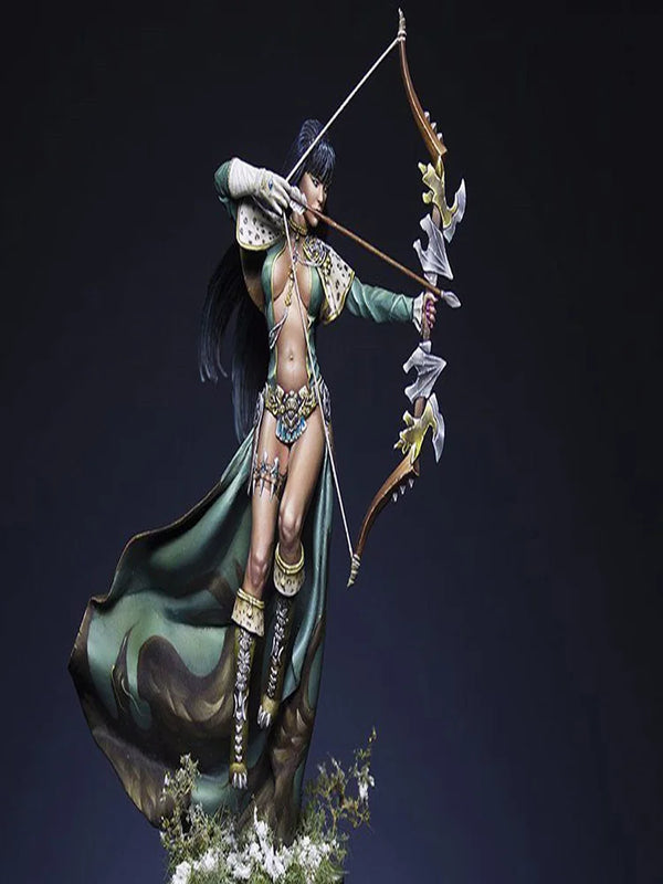 1/24 Archer Goddess, Resin Model Figure Kit, Fantasy Theme, Unassembled and Unpainted