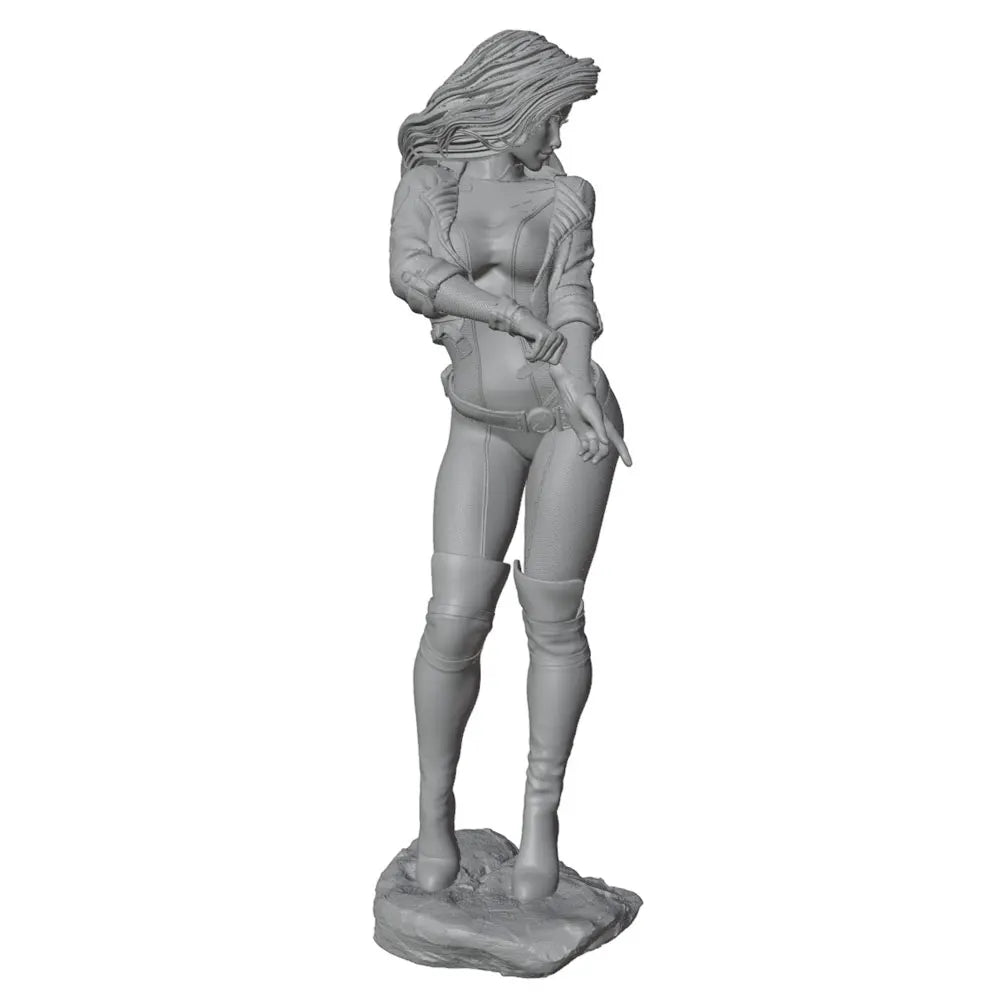 1/24 Pin-up Woman, Resin Model Figure Kit, Unassembled and Unpainted