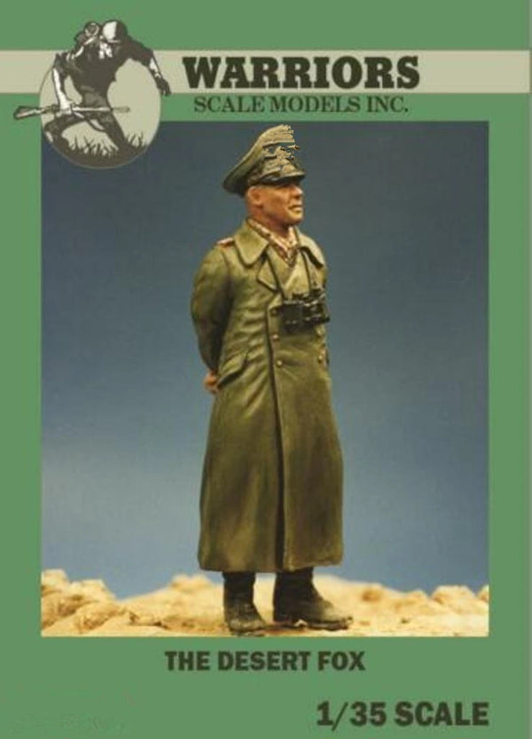 1/35 WWII German Desert Fox, Resin Model Figure Kit, Unassembled and Unpainted