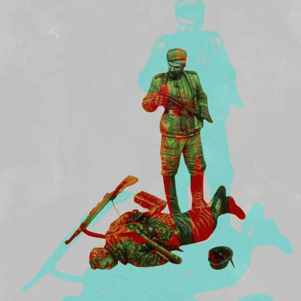 1/35 WWII Soviet Infantry Attacking with Rifles, 2 Figures, Resin Model Figure Kit, Unassembled and Unpainted