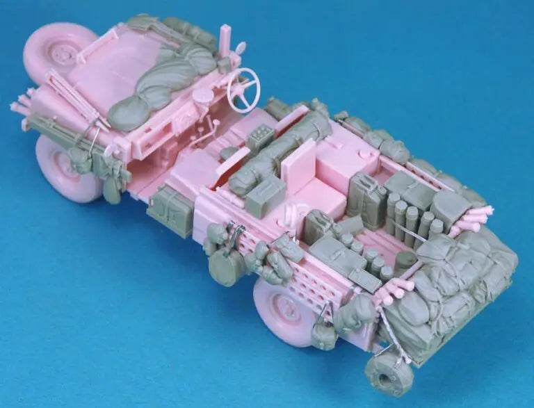 1/35 WWII German Panther Stowage, Resin Model Accessory Kit, Unpainted
