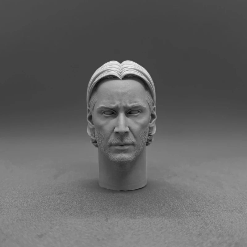 1/6 Celebrity Actor Head Sculpture, Resin Model Bust Kit, Historical Theme, Unassembled and Unpainted