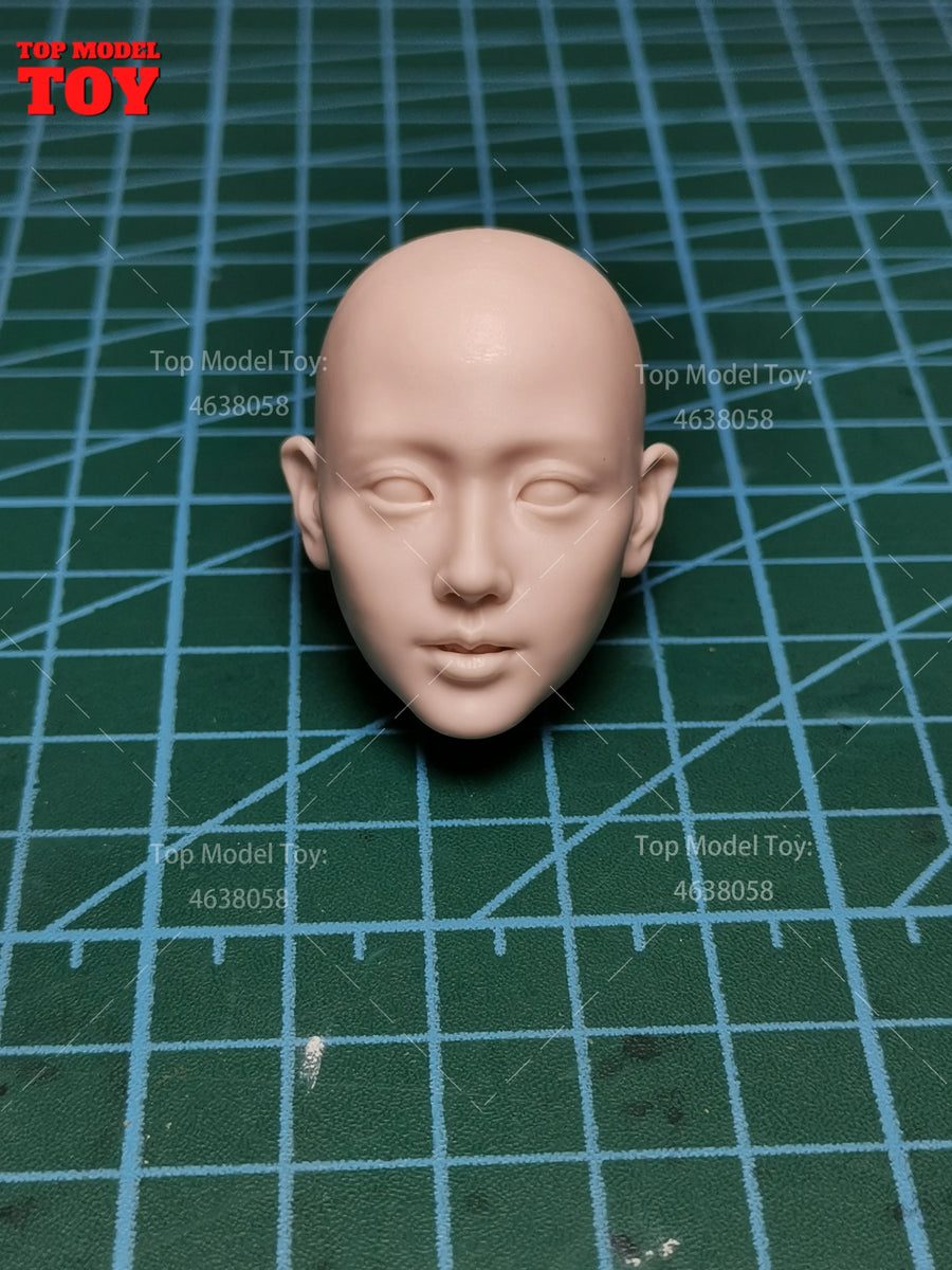 1/6 Scale Unpainted Tony Leung Chiu Wai Head Sculpt Carving Korea China Star Model for 12'' Soldier Action Figure Body Dolls
