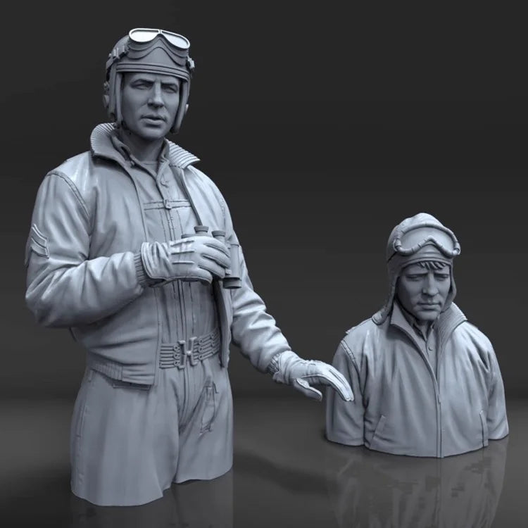 1/16 Modern Female Tactical Operator, 7 Figures, Resin Model Bust Kit, Unassembled and Unpainted