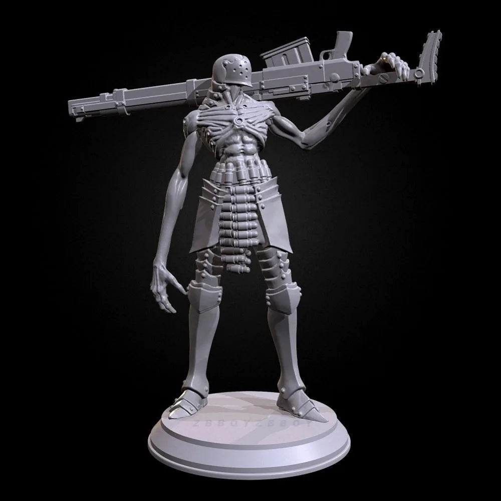 50mm Female Warriors, 6 Figures, Resin Model Figure Kit, Sci-Fi Theme, Unassembled and Unpainted