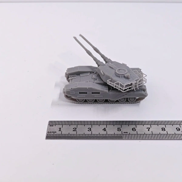 1/144 Cold War Japanese Type 61 Main Battle Tank, Resin Model Vehicle Kit, Unassembled and Unpainted