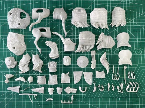 1/20 Ancient Heavy Cavalry Warrior, Resin Model Figure Kit, Unassembled and Unpainted
