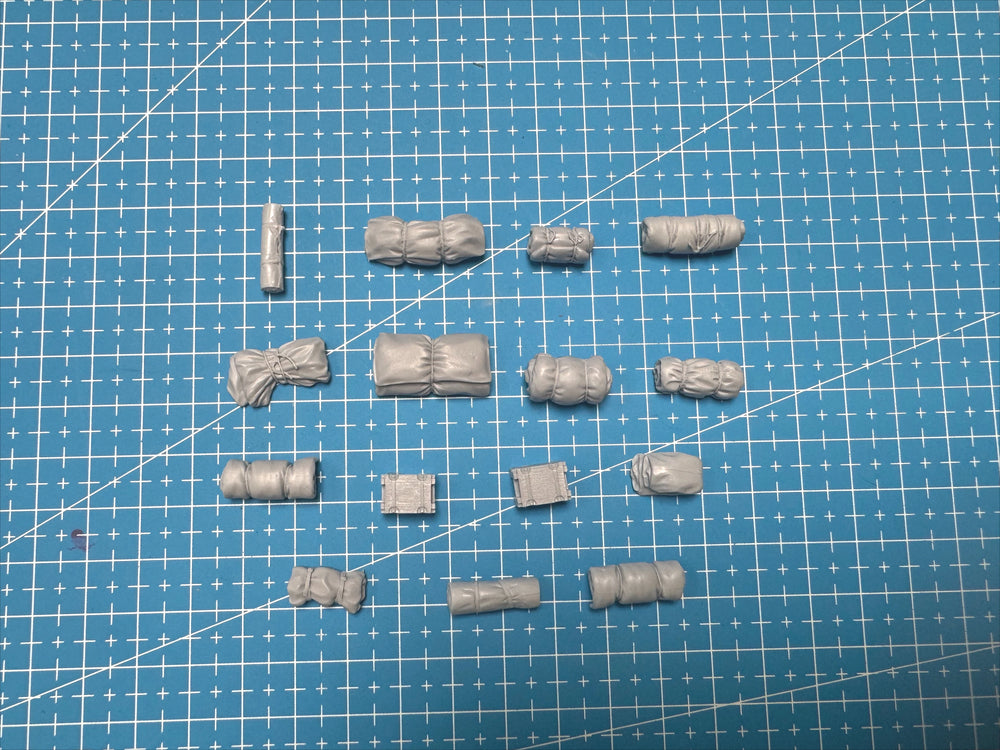 1/48 Generic Components, Resin Model Figure Kit, Unassembled and Unpainted