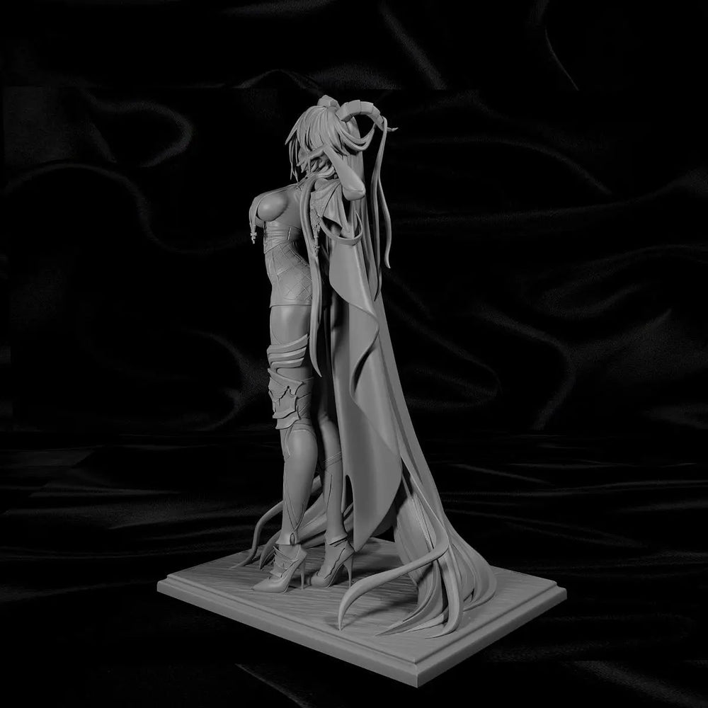 80mm Female Elf Warrior, Resin Model Figure Kit, Fantasy Theme, Unassembled and Unpainted