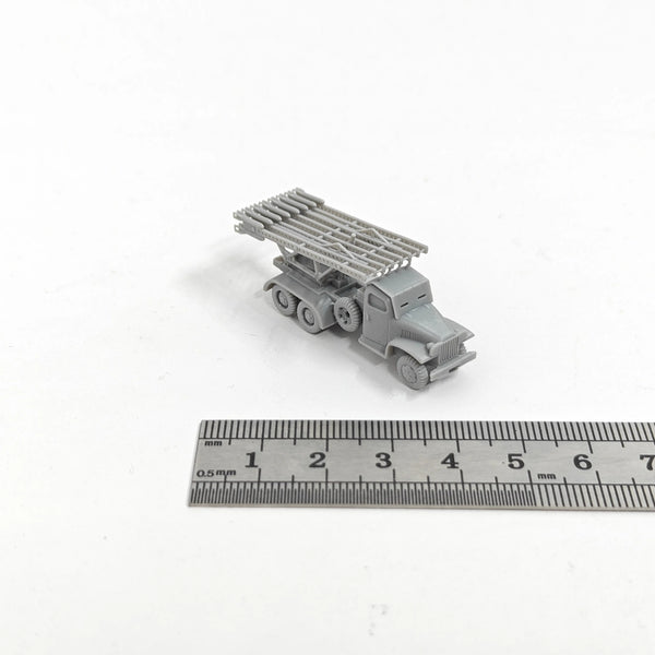 1/144 WWII Soviet BM-13 Katyusha, Resin Model Vehicle Kit, Unassembled and Unpainted