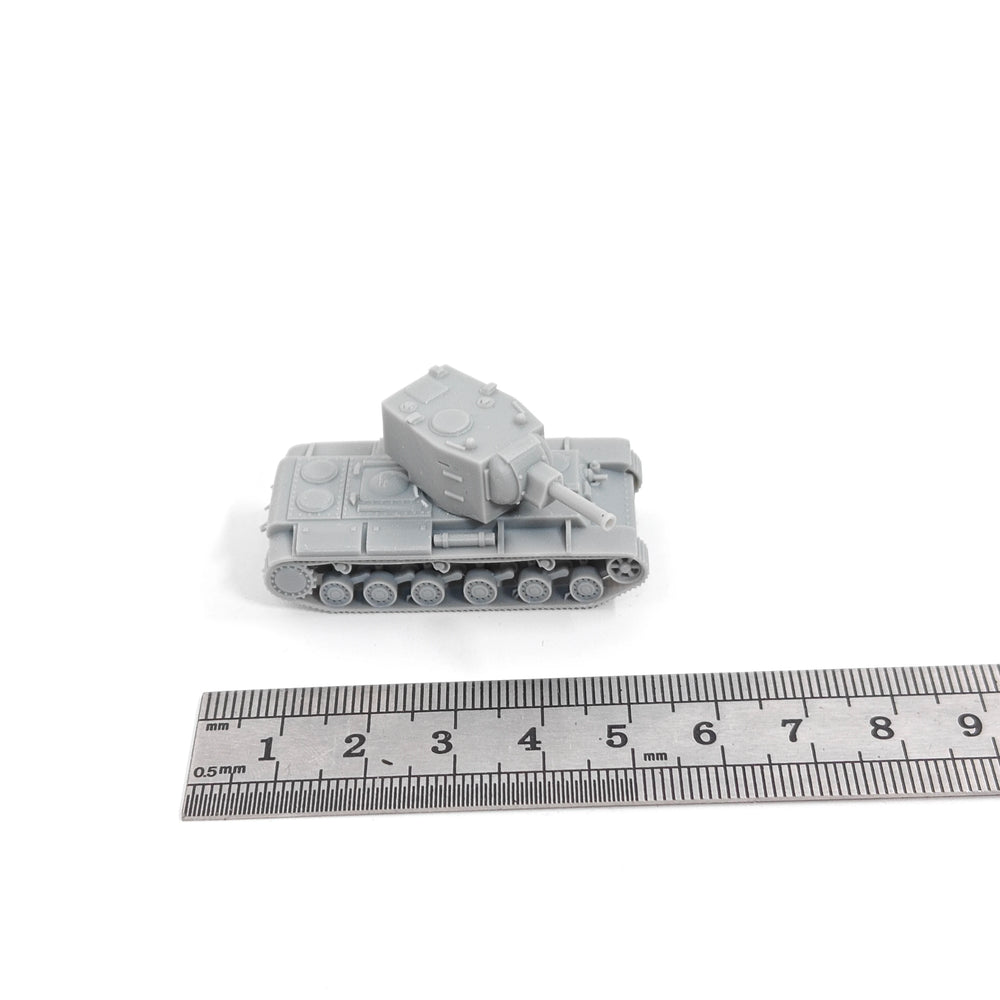 WWII Soviet KV-2 Heavy Tank — 1/144 Resin Vehicle