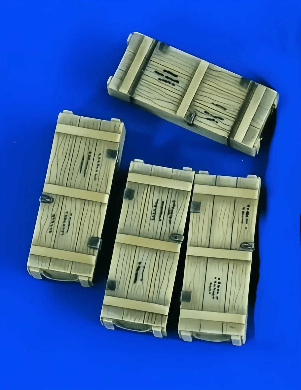 1/35 WWII M1 Tank Supply Boxes, Resin Model Accessory Kit, Unpainted